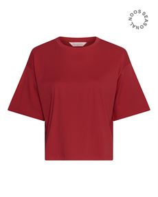 MSCH COPENHAGEN T-SHIRT, MSCHMOA MELEA TEE, RHUBARB